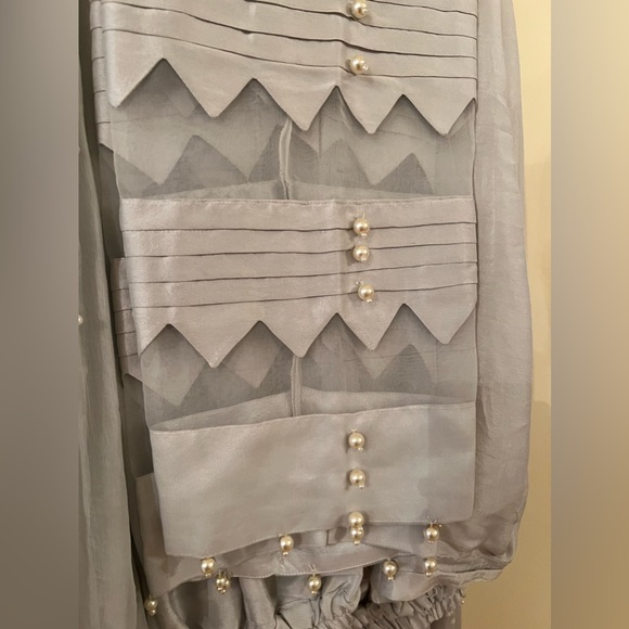 Annus Abrar Ice Blue 3 piece - Picture 7 of 10